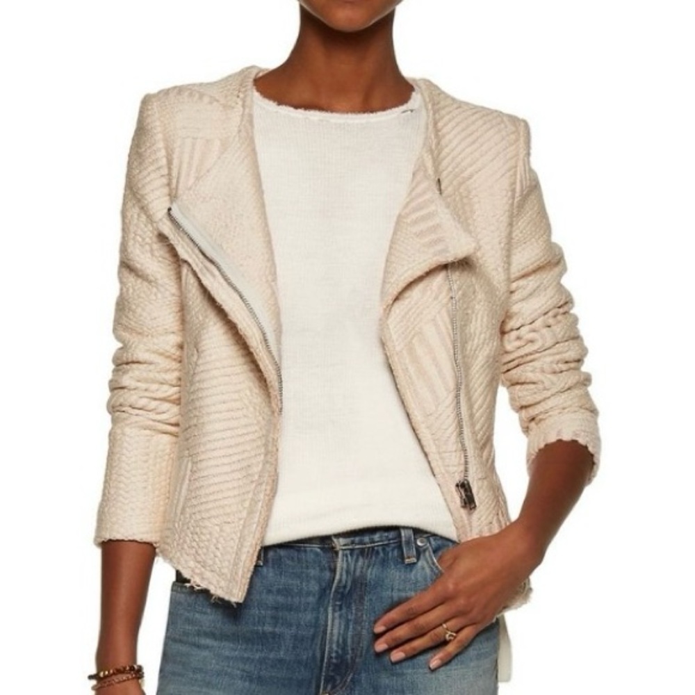 NEW IRO Mepsie metallic jacquard jacket